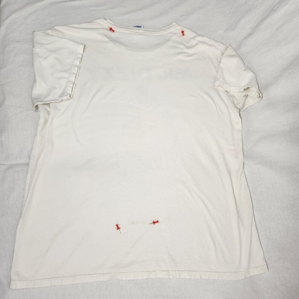 RARE Vintage MR. DIZZY 2007 Sun Faded White Cartoon T-Shirt Size X-Large U.S.A. - Picture 9 of 17
